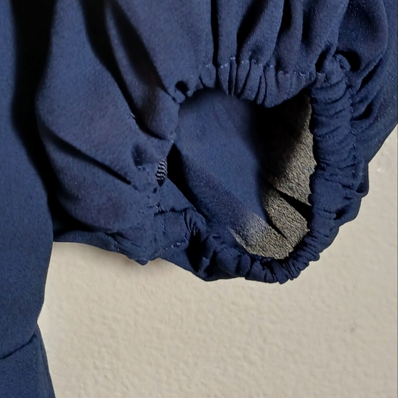 Abercrombie and Fitch Camille Puff Sleeve Midi Dress Small - Picture 9 of 12